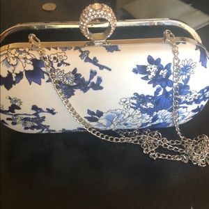 Small purse with chain.